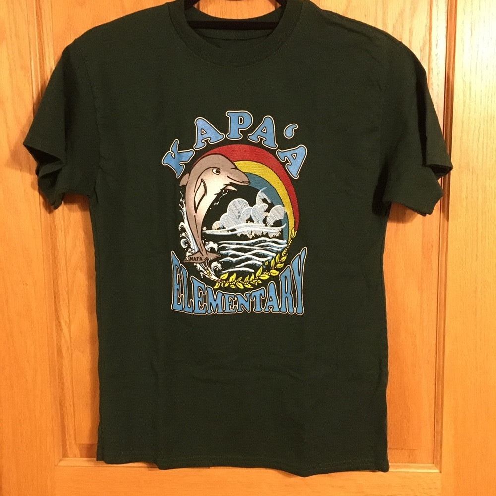 Vintage Hawaiian Kapa’a dolphin screenprint tee